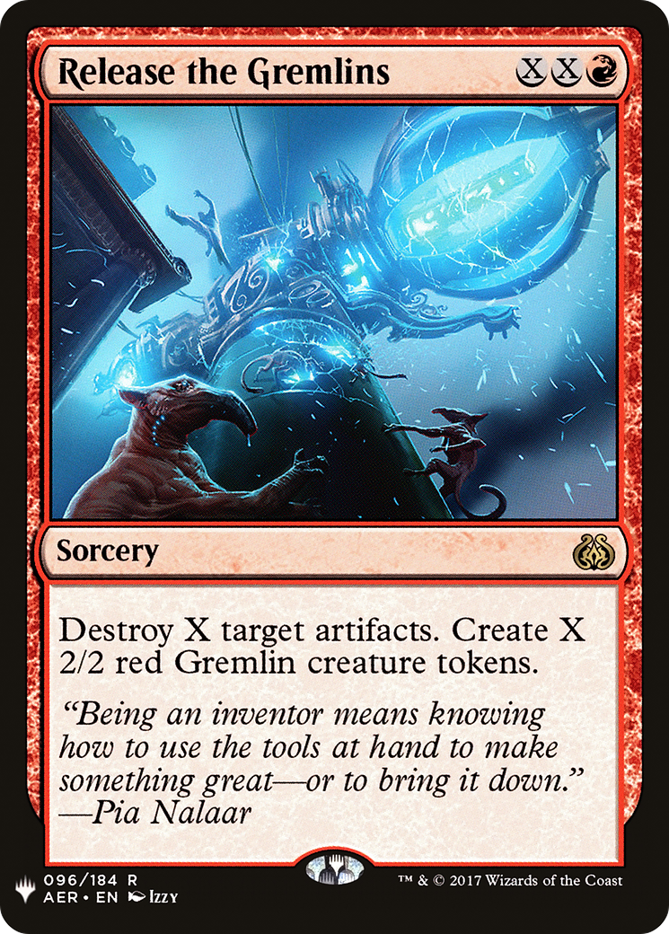 Release the Gremlins (LIST-096/184) - The List
