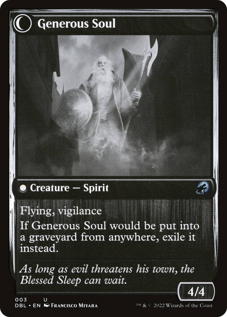 Beloved Beggar (DBL-003) - Innistrad: Double Feature: (Double Faced Transform)