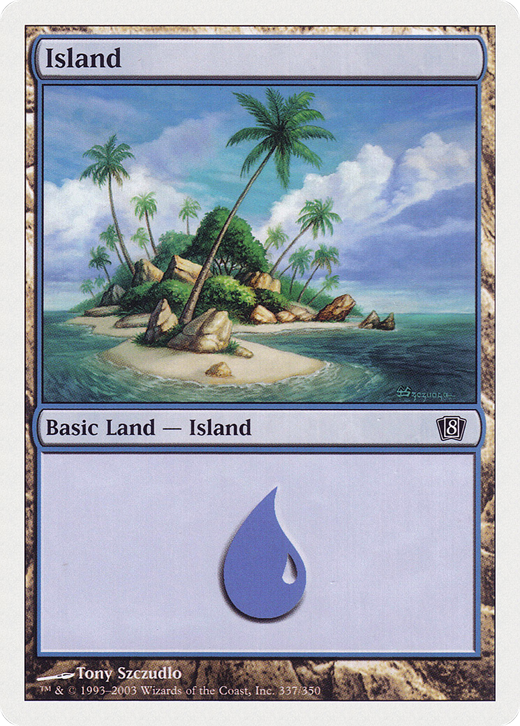 Island (337) (8ED-337) - Eighth Edition