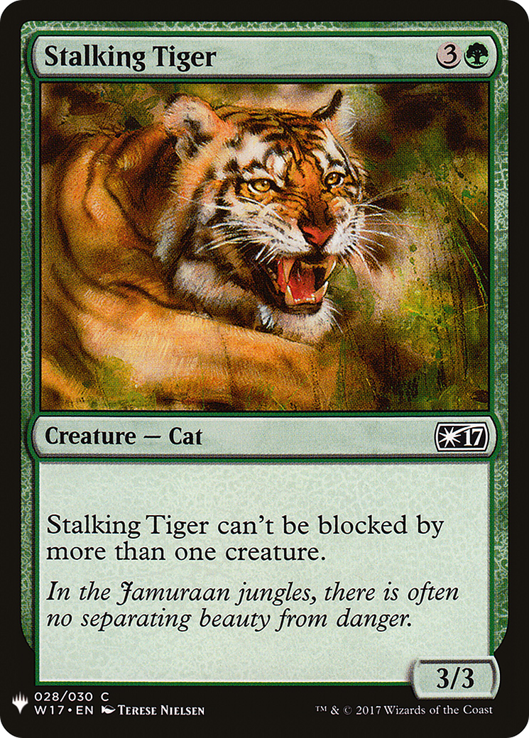 Stalking Tiger (LIST-028) - The List