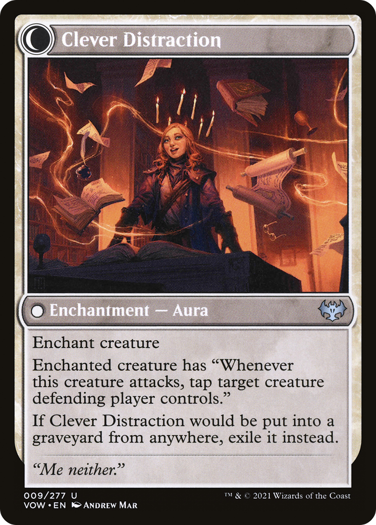 Distracting Geist (VOW-009) - Innistrad: Crimson Vow: (Double Faced Transform)