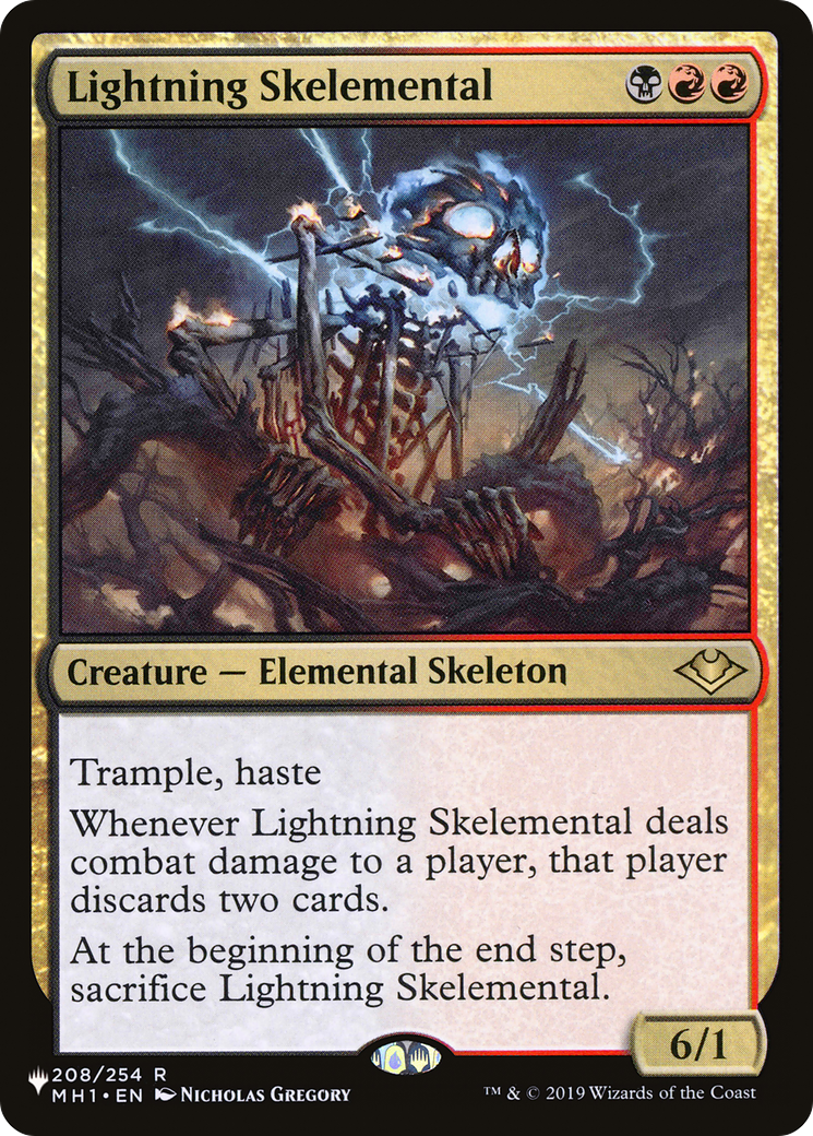 Lightning Skelemental (LIST-MH1-208) - The List