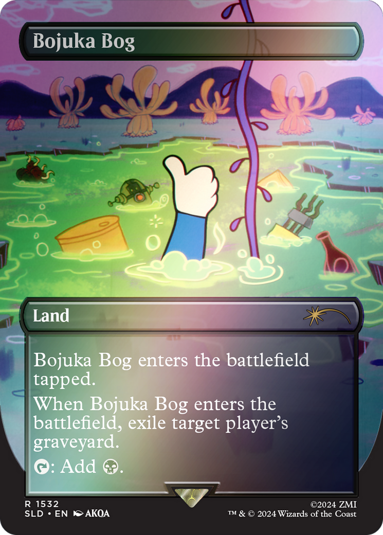 Bojuka Bog (Rainbow Foil) (SLD-1532★) - Secret Lair Drop (Borderless) Foil