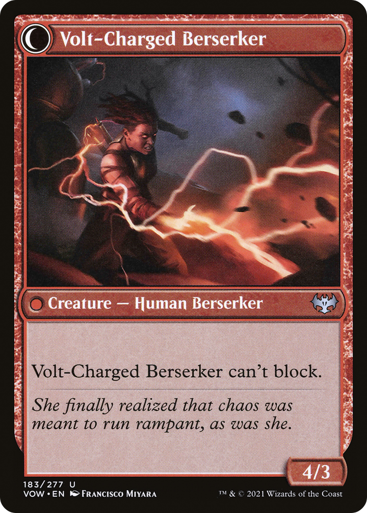 Voltaic Visionary (VOW-183) - Innistrad: Crimson Vow: (Double Faced Transform)