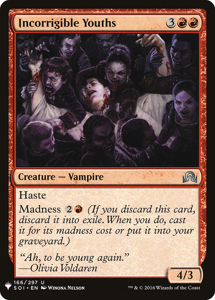 Incorrigible Youths (LIST-166) - The List