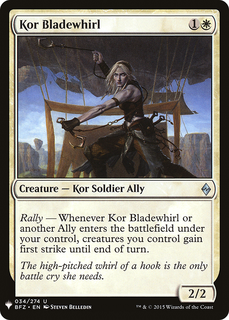 Kor Bladewhirl (LIST-034) - The List