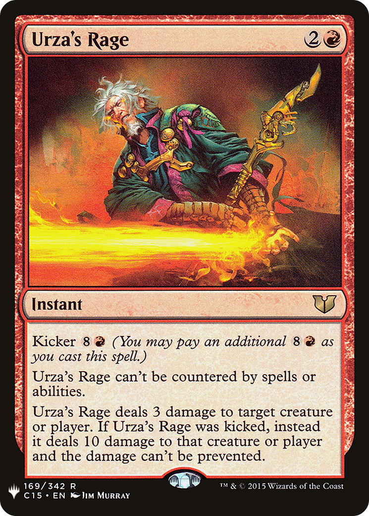 Urza's Rage (LIST-169/342) - The List