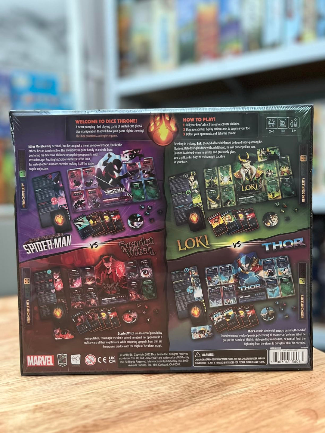 Marvel Dice Throne Scarlet Witch 4-pack — extra2