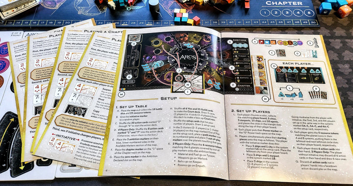 Arcs — board play 1