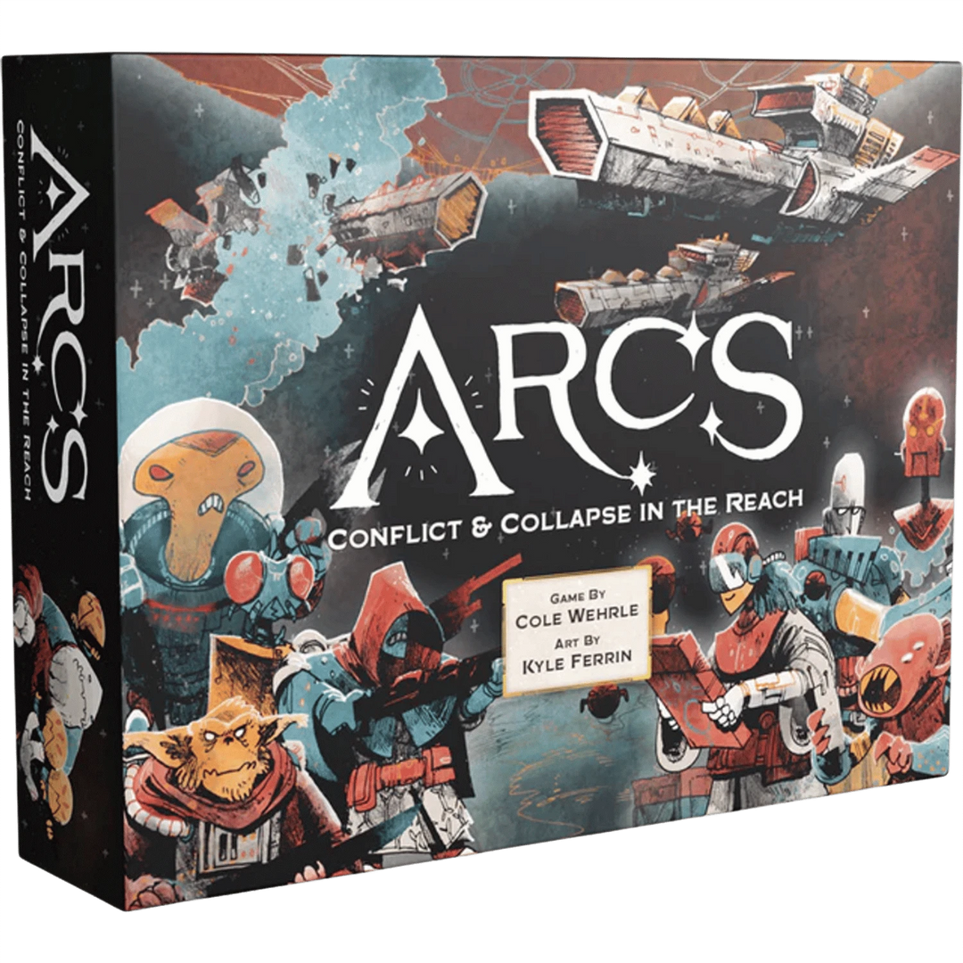 Arcs — official Leder Games box (transparent)