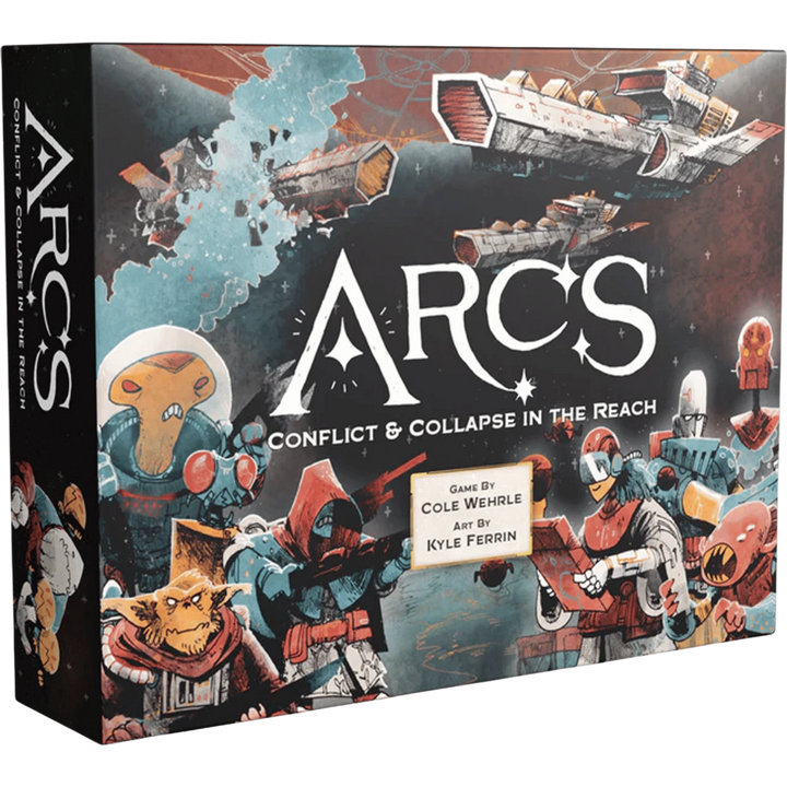 Arcs — official Leder Games box (transparent)