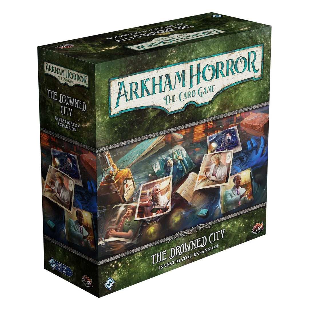 Arkham Horror: The Card Game – The Drowned City: Investigator Expansion — official box