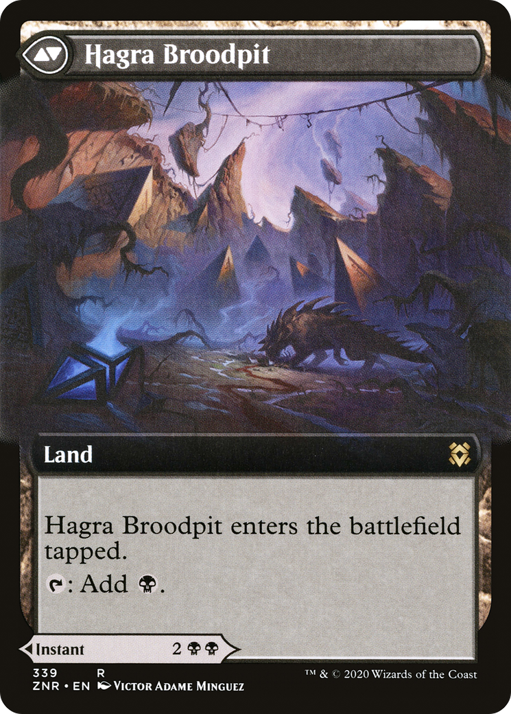 Hagra Mauling (Extended Art) (ZNR-339) - Zendikar Rising: (Extended Art) Foil