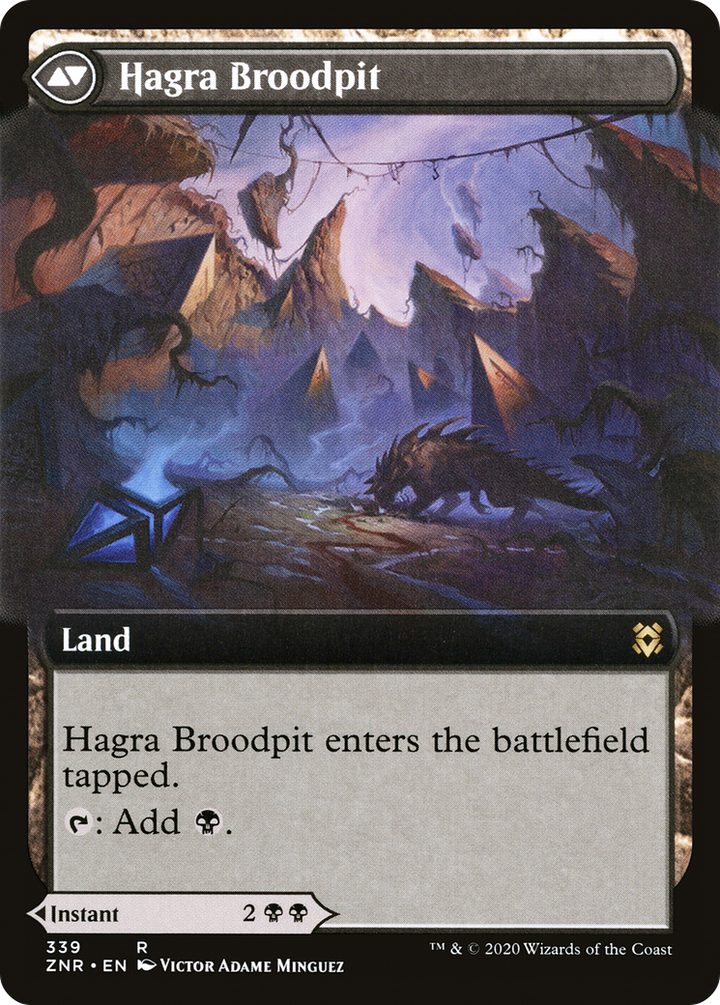 Hagra Mauling (Extended Art) (ZNR-339) - Zendikar Rising: (Extended Art) Foil