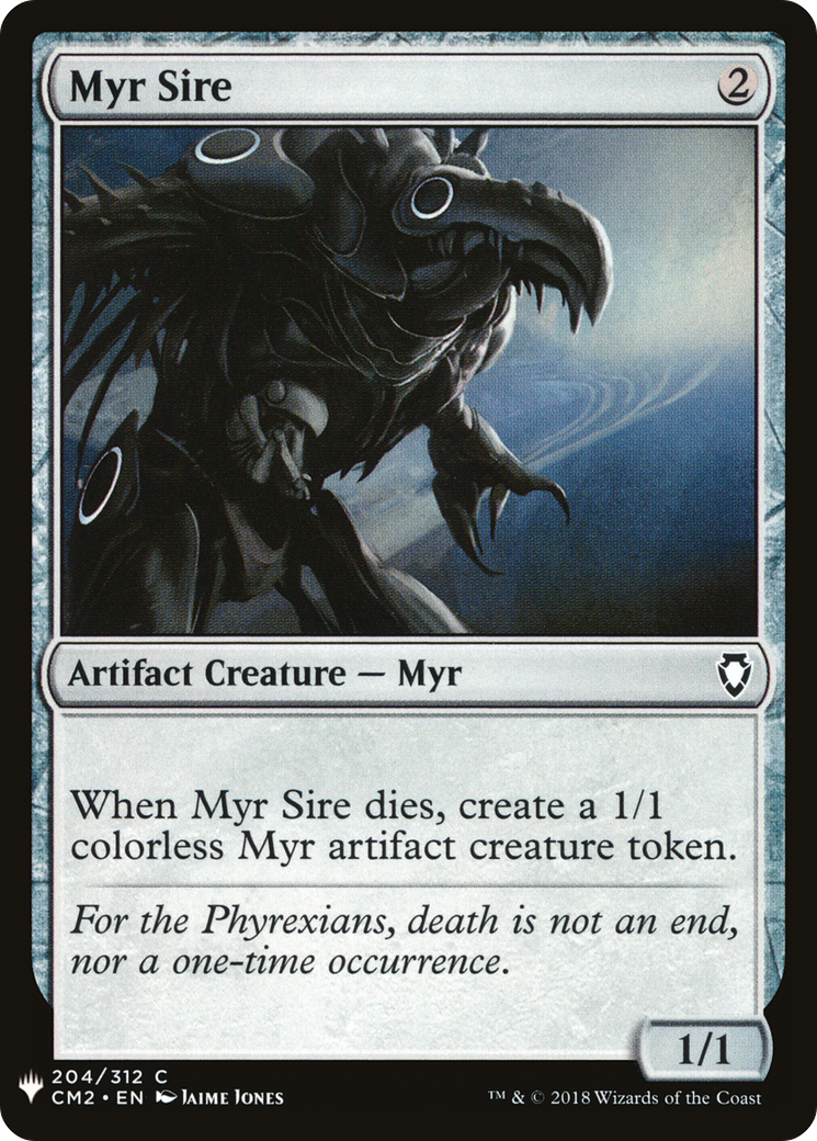 Myr Sire (LIST-204) - The List