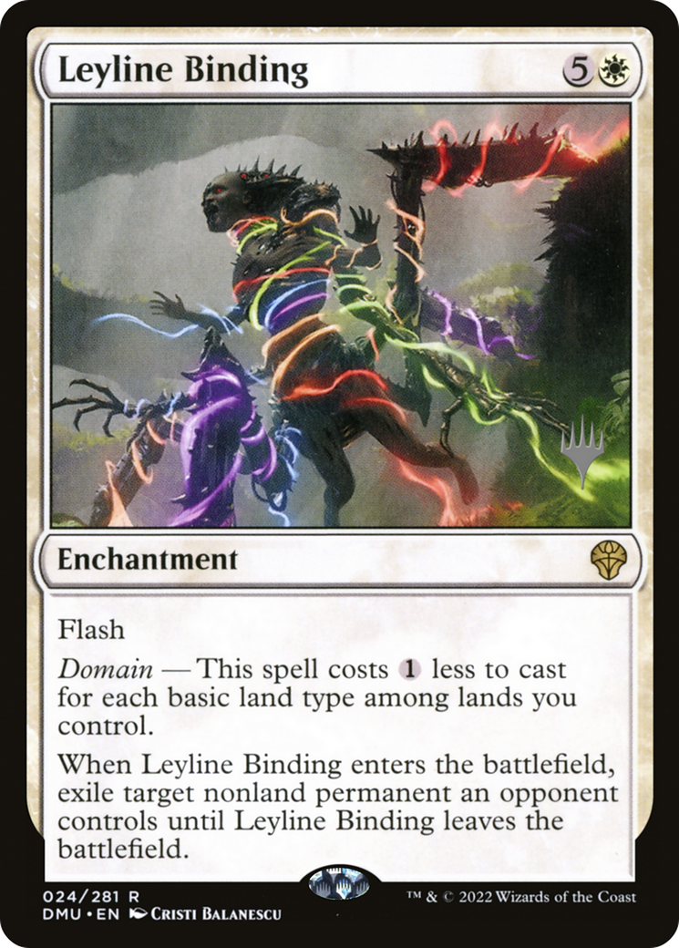 Leyline Binding (PPDMU-24P) - Dominaria United Promos