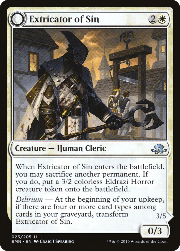 Extricator of Sin (EMN-023) - Eldritch Moon: (mooneldrazidfc)