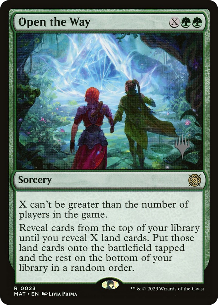 Open the Way (PPMKM-23P) - March of the Machine: The Aftermath Promos Foil