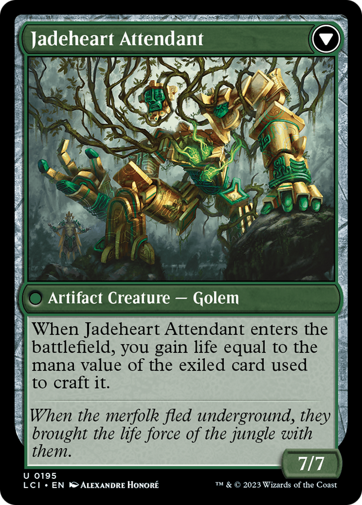 Jade Seedstones (LCI-195) - The Lost Caverns of Ixalan Foil