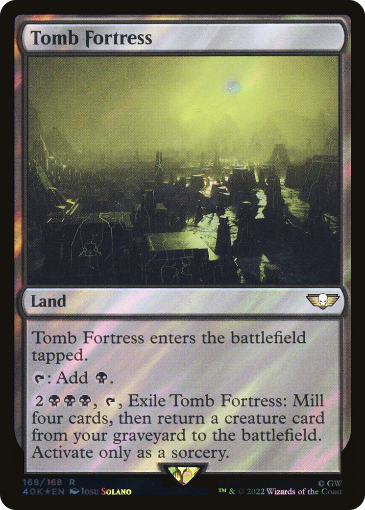 Tomb Fortress (Surge Foil) (40K-168★) - Warhammer 40,000 Commander Foil