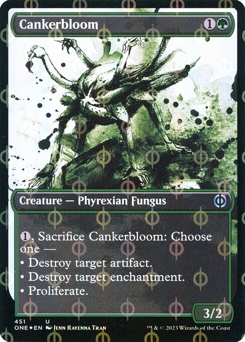 Cankerbloom (ONE-451) - Phyrexia: All Will Be One Foil — official product image (scryfall)