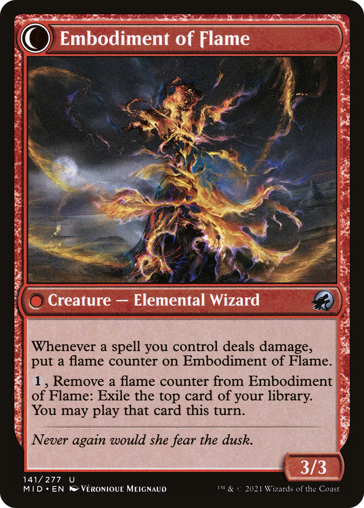 Flame Channeler (MID-141) - Innistrad: Midnight Hunt: (Double Faced Transform)