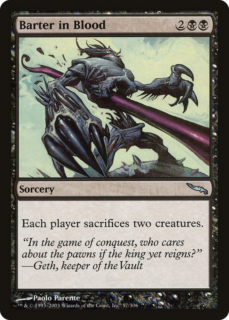 Barter in Blood (MRD-057) - Mirrodin