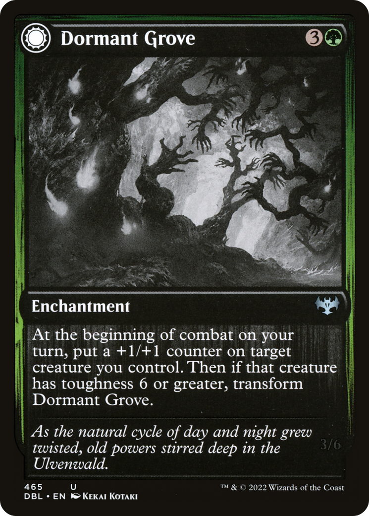Dormant Grove (DBL-465) - Innistrad: Double Feature: (Double Faced Transform)
