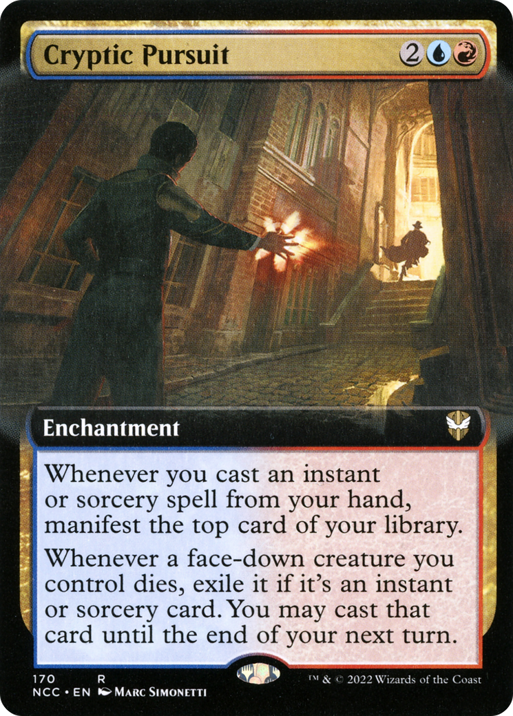 Cryptic Pursuit (Extended Art) (NCC-170) - New Capenna Commander: (Extended Art)