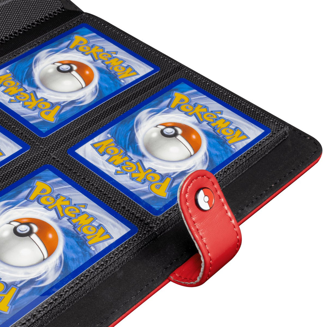 Binder: 4-Pocket: Pokémon: Premium Snap Binder: Red — official manufacturer extra