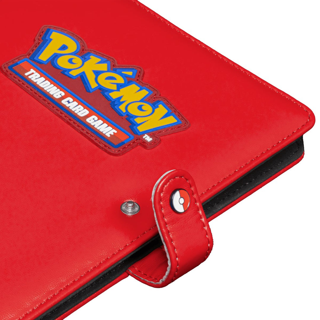 Binder: 4-Pocket: Pokémon: Premium Snap Binder: Red — official manufacturer extra