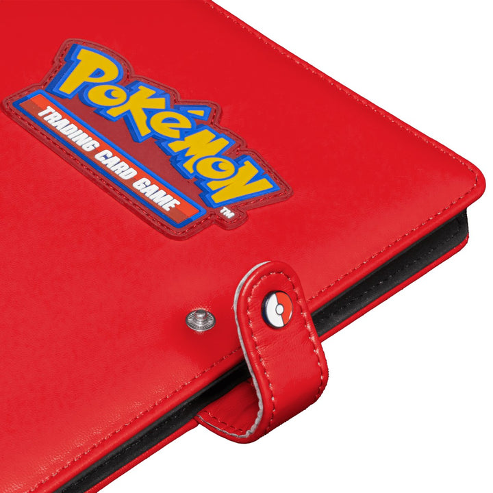 Binder: 4-Pocket: Pokémon: Premium Snap Binder: Red — official manufacturer extra