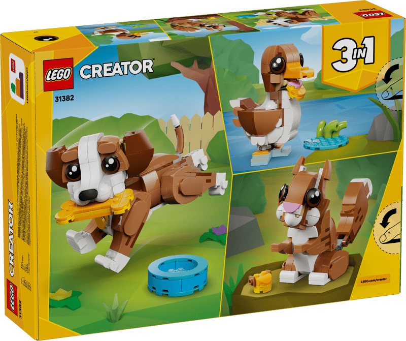 LEGO Creator 3 in 1 Playful Puppy - 31382