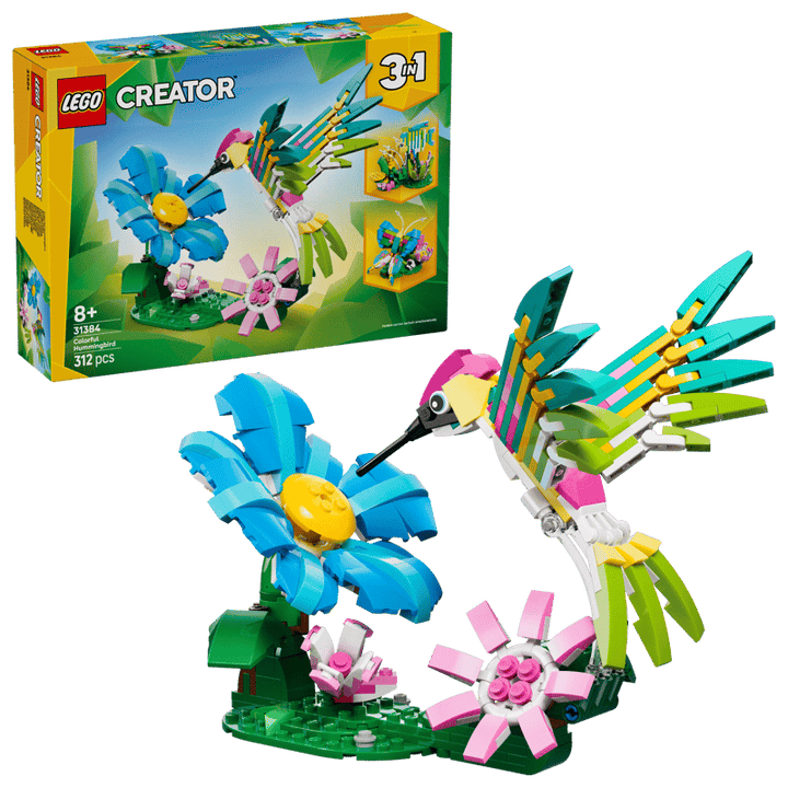 LEGO Creator 3 in 1 Colorful Hummingbird - 31384