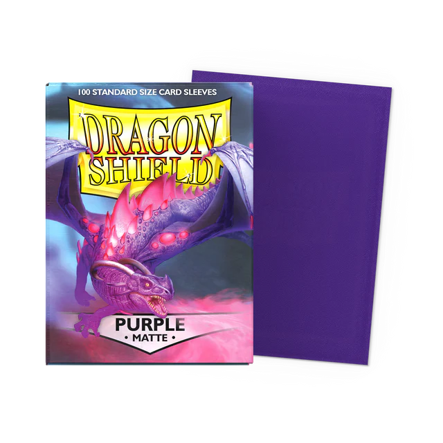 Dragon Shield Sleeves: Standard Matte - Purple 100CT