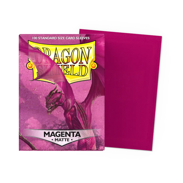 Dragon Shield Sleeves: Standard Matte - Magenta 100CT