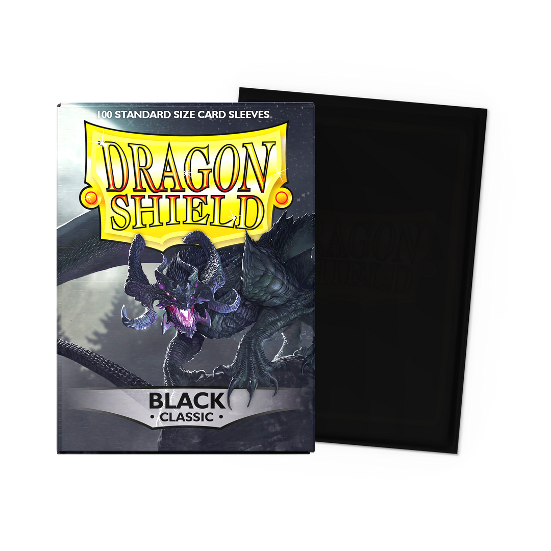 Dragon Shield Sleeves: Standard Classic - Black 100CT