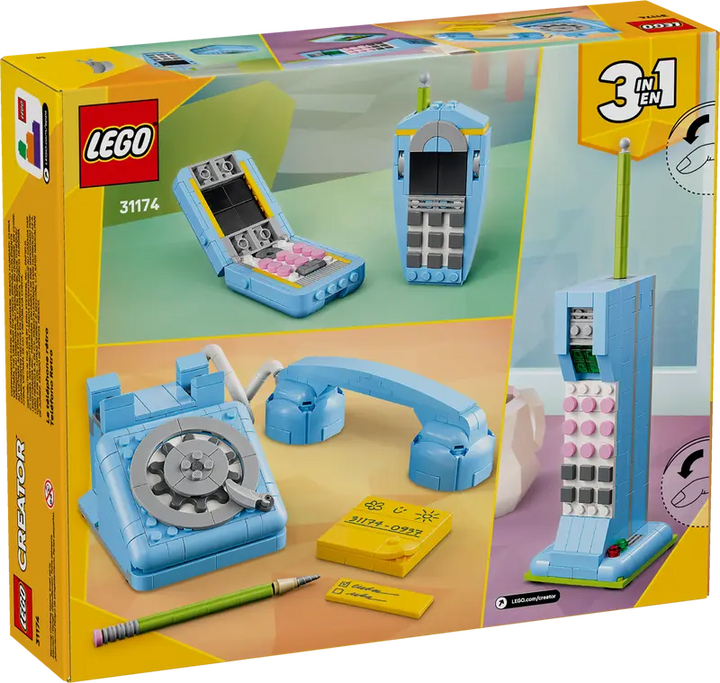 LEGO Creator 3 in 1 Retro Telephone - 31174