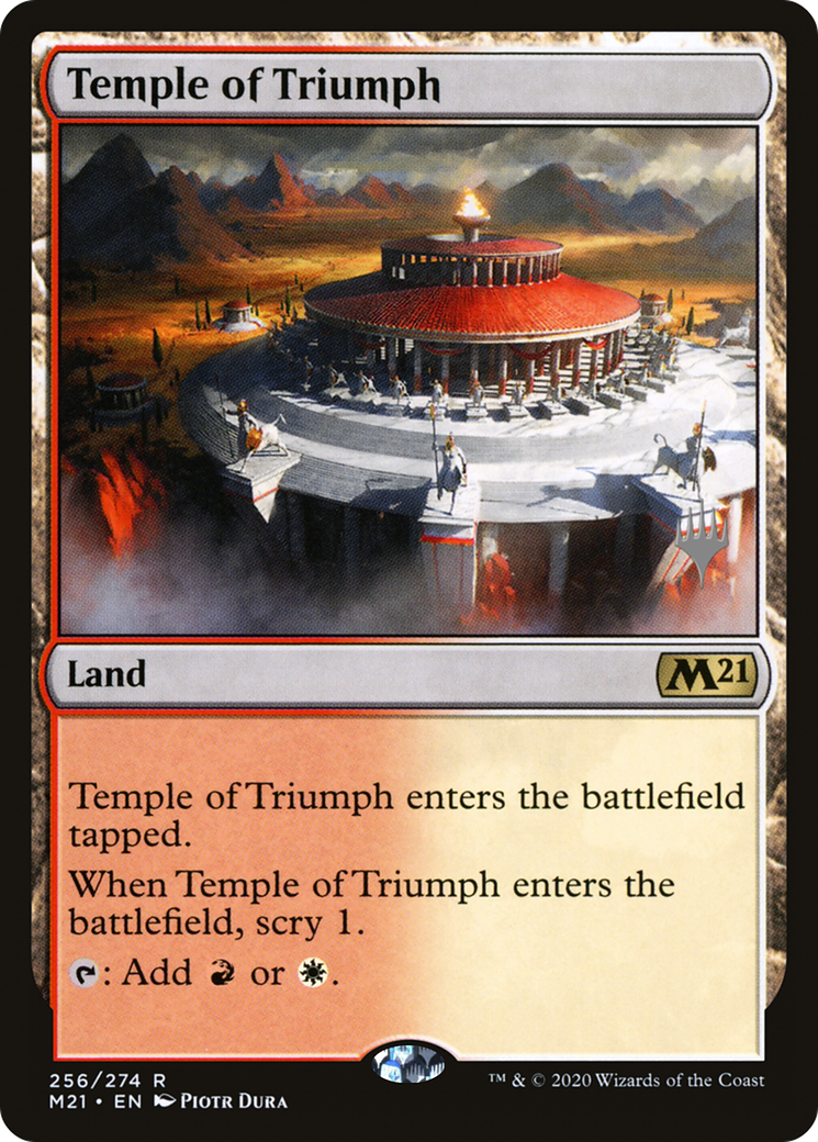 Temple of Triumph (PPM21-256P) - Core Set 2021 Promos