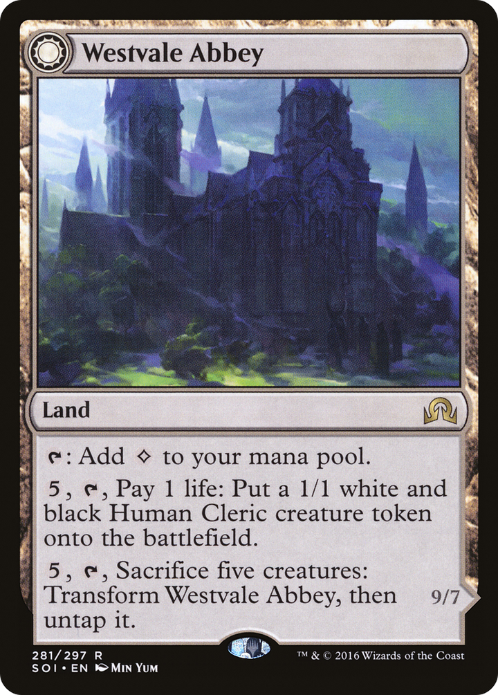 Westvale Abbey (SOI-281) - Shadows over Innistrad: (Double Faced Transform)