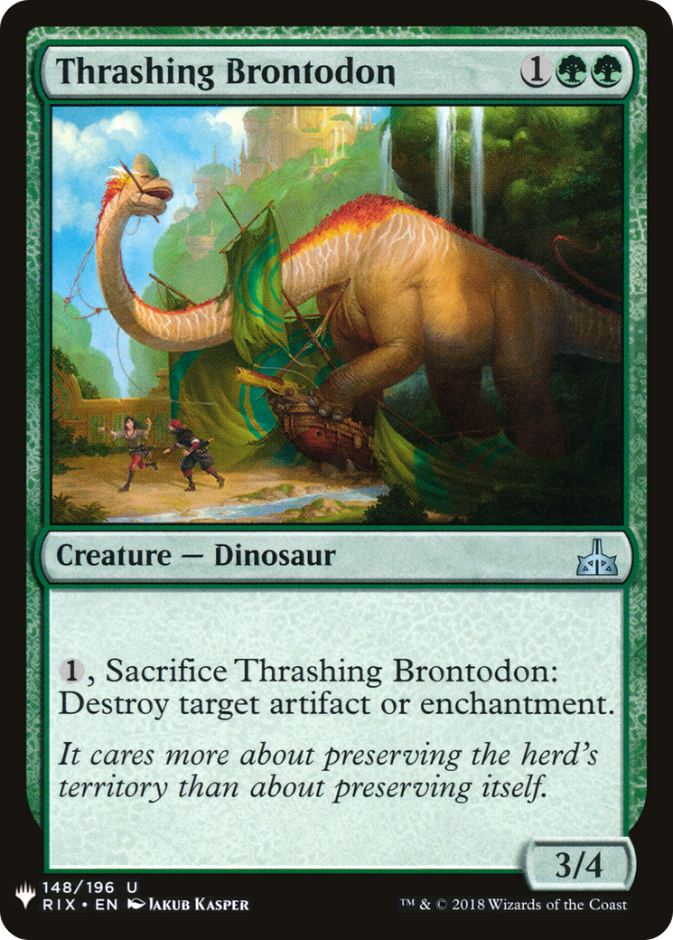Thrashing Brontodon (LIST-148) - The List