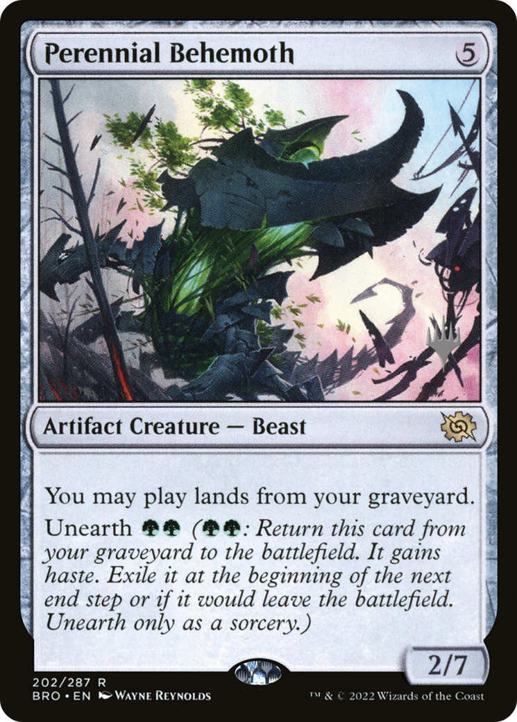 Perennial Behemoth (PPBRO-202P) - The Brothers' War Promos