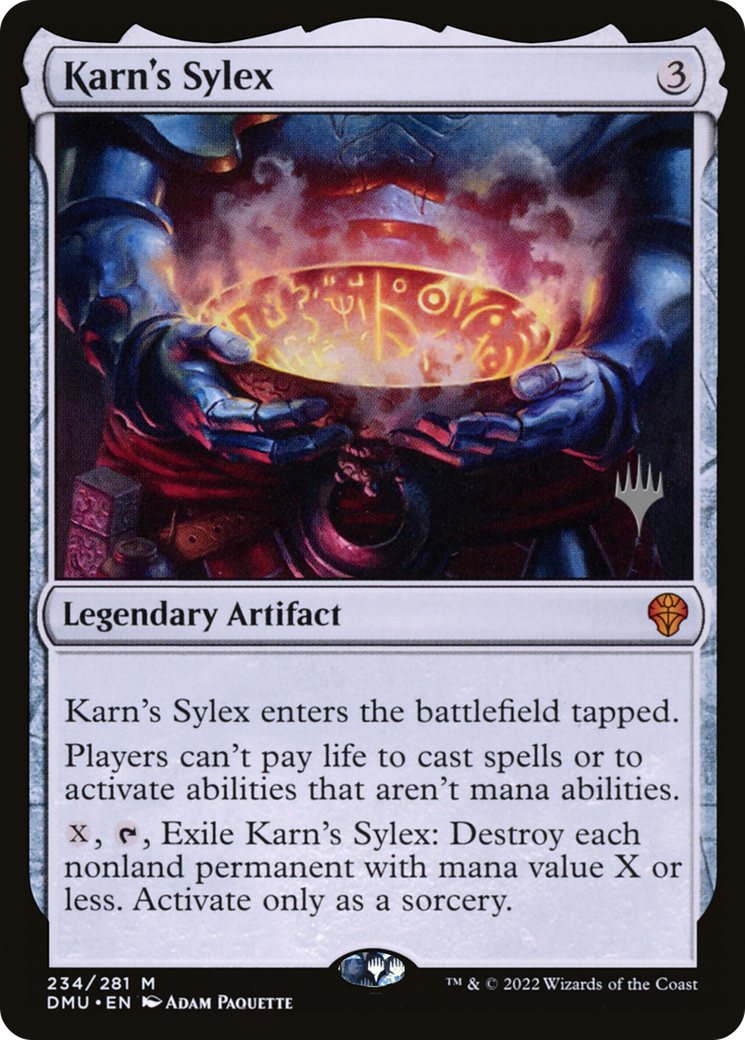 Karn's Sylex (PPDMU-234P) - Dominaria United Promos