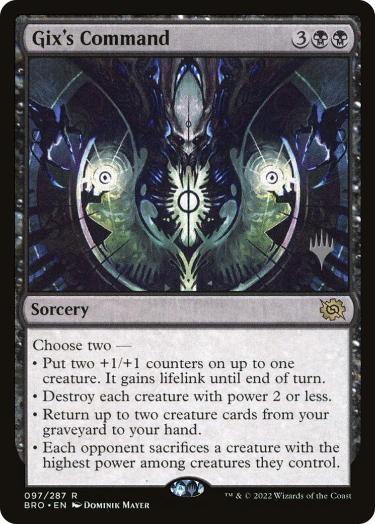 Gix's Command (PPBRO-97P) - The Brothers' War Promos Foil