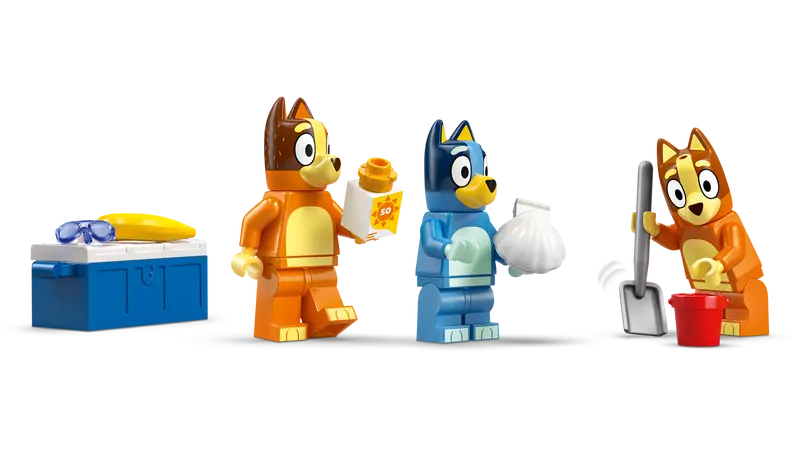 LEGO Bluey: Bluey's Beach & Family Car Trip - 11202