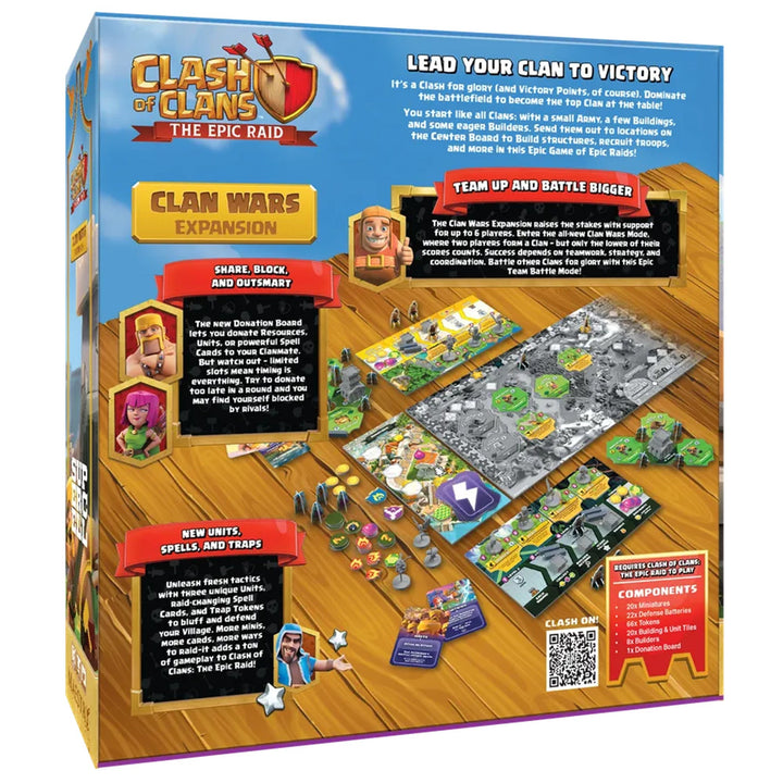 Clash of Clans The Epic Raid: Clan Wars Expansion — official publisher image