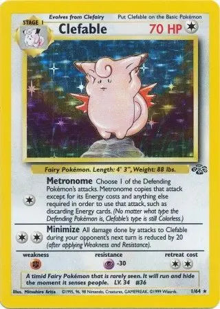 Clefable Jungle 1/64 PSA-8