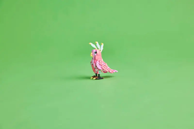 LEGO Creator 3 in 1 Wild Animals: Pink Flamingo, Cockatoo, Axolotl - 31170