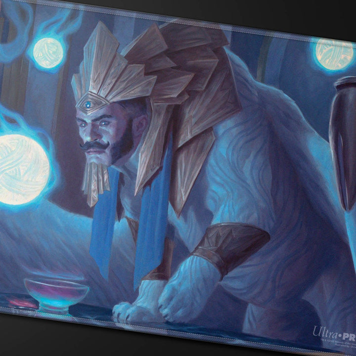 Commander Series #8 Tivit, Seller of Secrets Stitched Playmat for Magic: The Gathering — official publisher extra