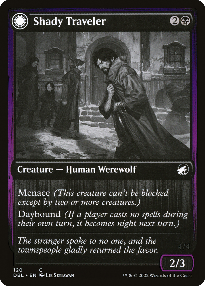 Shady Traveler (DBL-120) - Innistrad: Double Feature: (Double Faced Transform) Foil